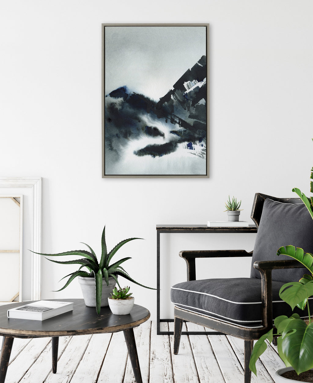 Sylvie Close Your Eyes and Remember 4 Framed Canvas by Maja Mitrovic of Makes My Day Happy