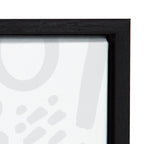 Sylvie Boom Box Boy 2 Framed Canvas by Molly Fabiano, Black 18x24