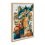 Sylvie Meteora Framed Canvas by Leah Nadeau