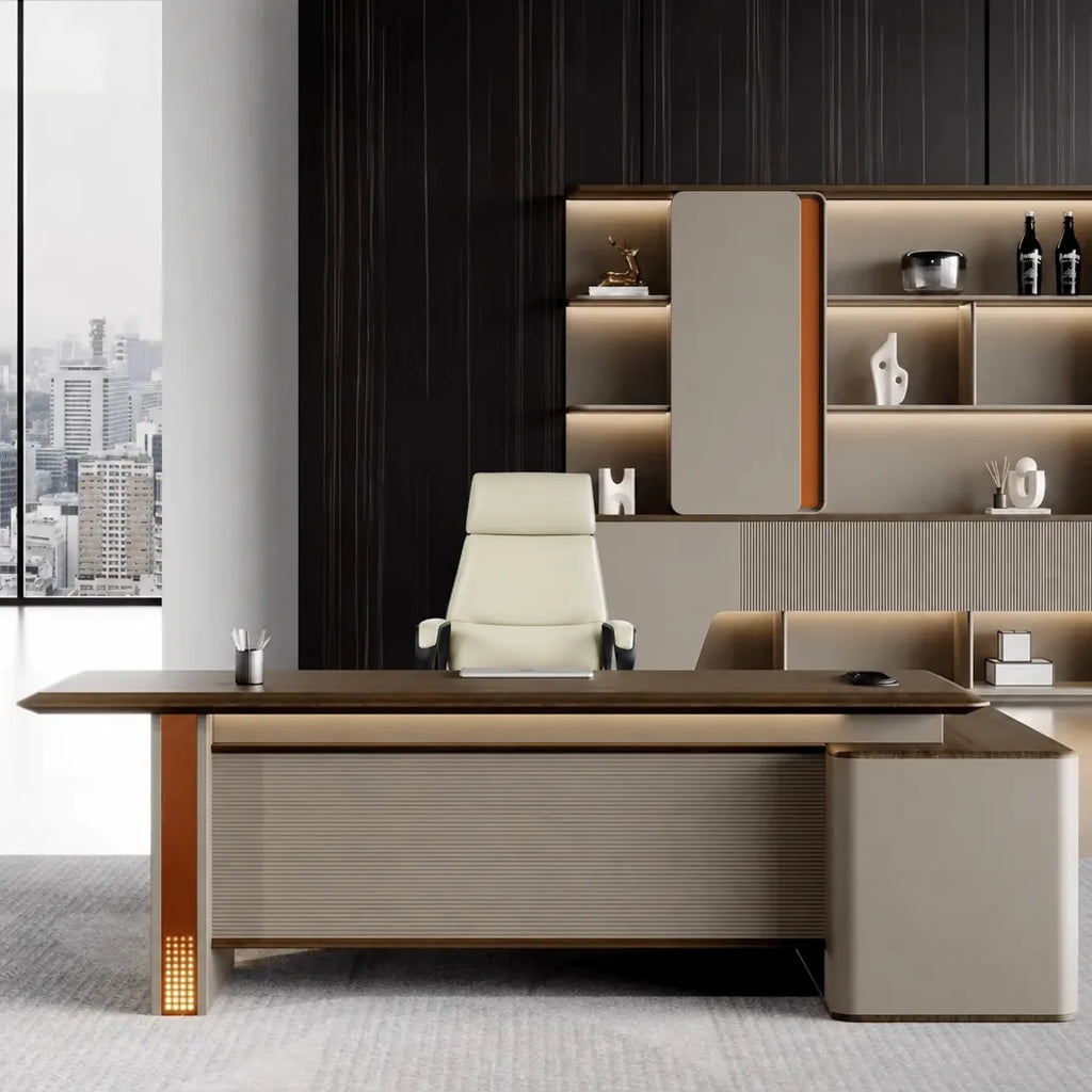 Oxley · Modern L-Shaped Executive Desk