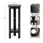 Foxford Round Wood Side Table