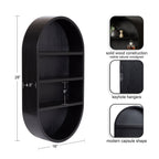 Hutton Wood Capsule Wall Shelf