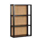 Ori Rattan/Wood Wall Shelf