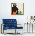 Sylvie So So Tropical Framed Canvas by Mary Joak