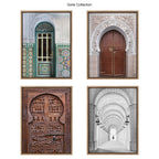 Sylvie Morocco Marrakech Door Framed Canvas by Golie