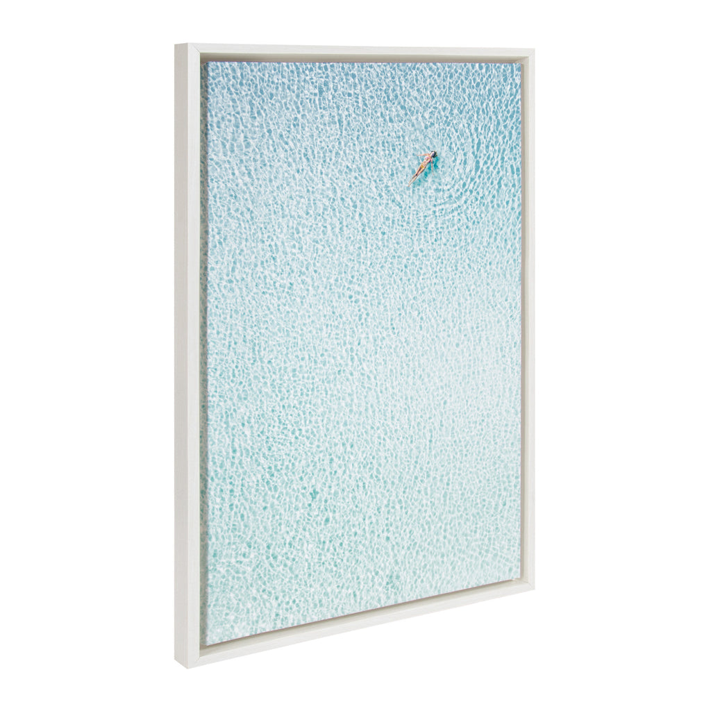 Sylvie Woman Floating Framed Canvas by Amy Peterson