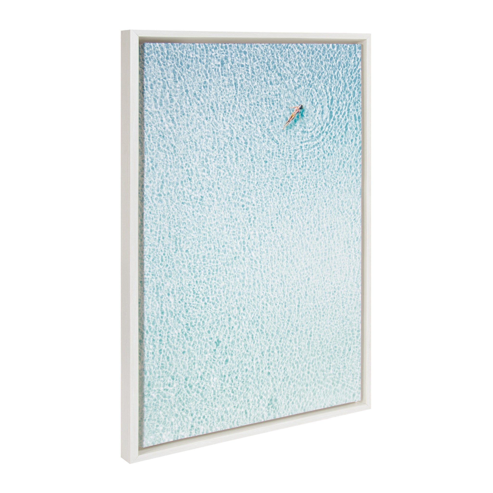 Sylvie Woman Floating Framed Canvas by Amy Peterson