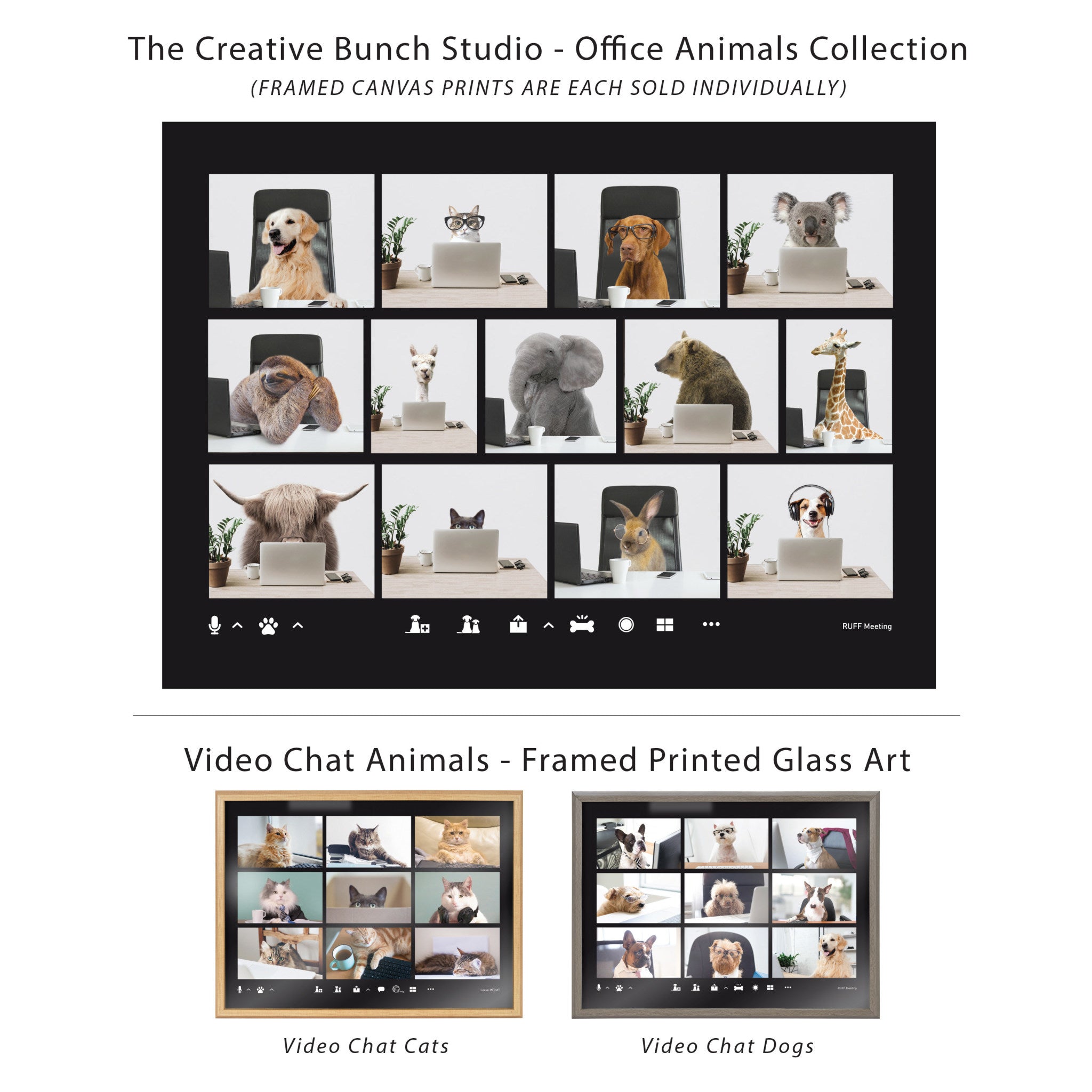 Sylvie Sam Director of Shipping Framed Canvas by The Creative Bunch Studio