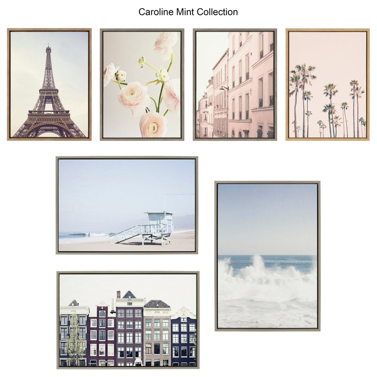 Sylvie A Little Patience Framed Canvas by Caroline Mint