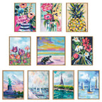Sylvie Seattle Space Needle Framed Canvas by Rachel Christopoulos