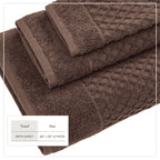 Cotton Diamond Waffle Weave Bath Towel Set - Grayson Collection