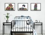 Sylvie Stacked Cars Framed Canvas by Saint and Sailor Studios