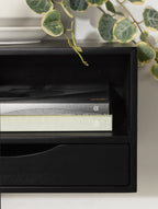 Hutton Floating Wall Shelf with Drawer
