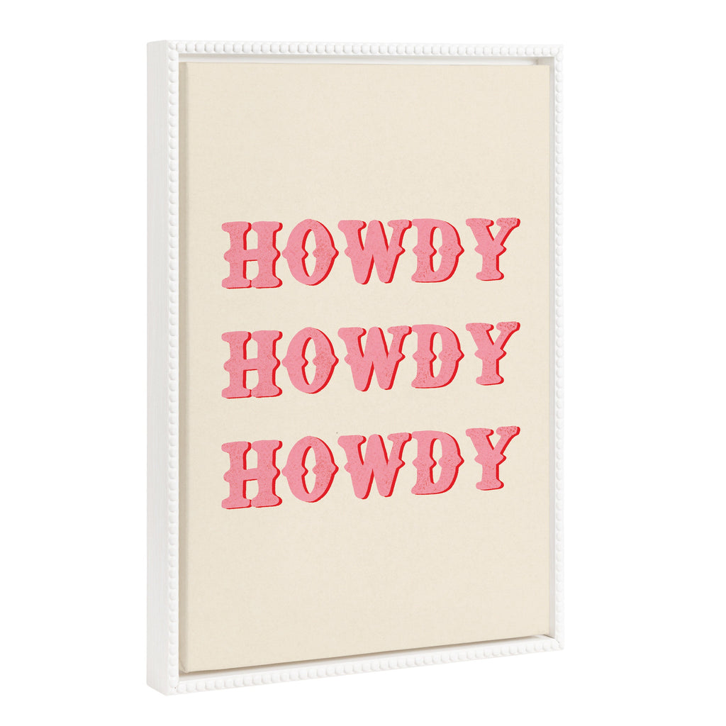 Sylvie Howdy Framed Canvas by Tània García