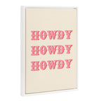 Sylvie Howdy Framed Canvas by Tània García