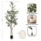 Eudora Faux Eucalyptus Tree