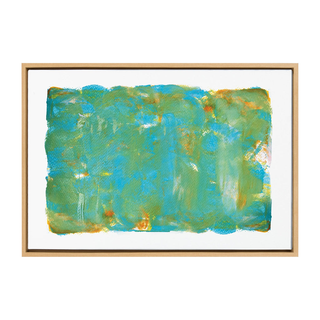 Sylvie Jungle Framed Canvas by Mentoring Positives