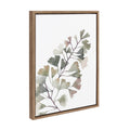 Sylvie Botanical Soft Split Fern Framed Canvas by Sara Berrenson