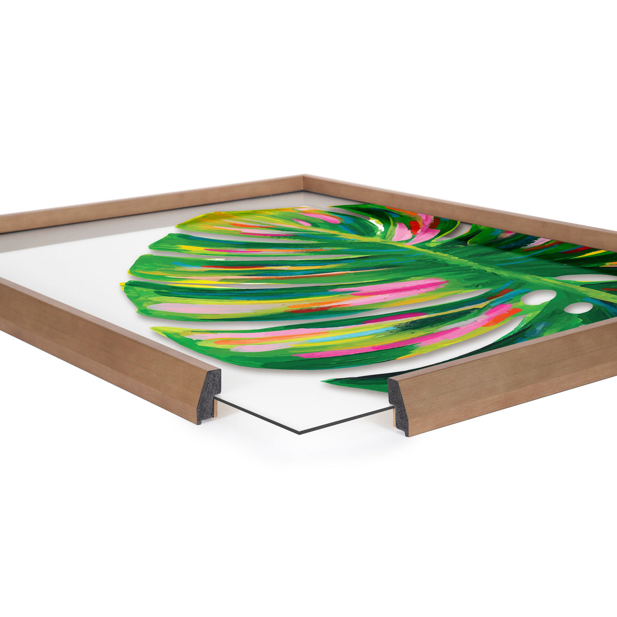 Blake Monstera Framed Printed Art by Jessi Raulet of Ettavee