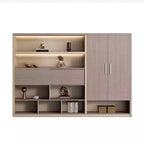 Hartwell · Modern Office Shelves w/ Lighting & Storage