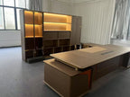 Hartwell · Modern Office Shelves w/ Lighting & Storage