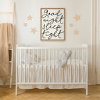 Sylvie Good Night Sleep Tight Framed Canvas by Maggie Price