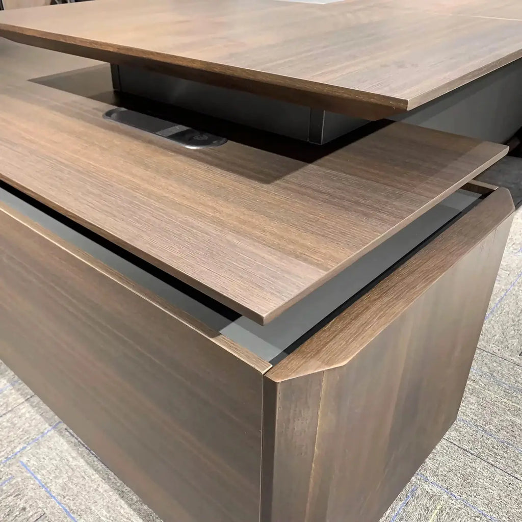 Brontë · Modern L-Shaped Executive Desk