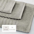 Luxury Combed Cotton Bath Towel Set - Karina Collection
