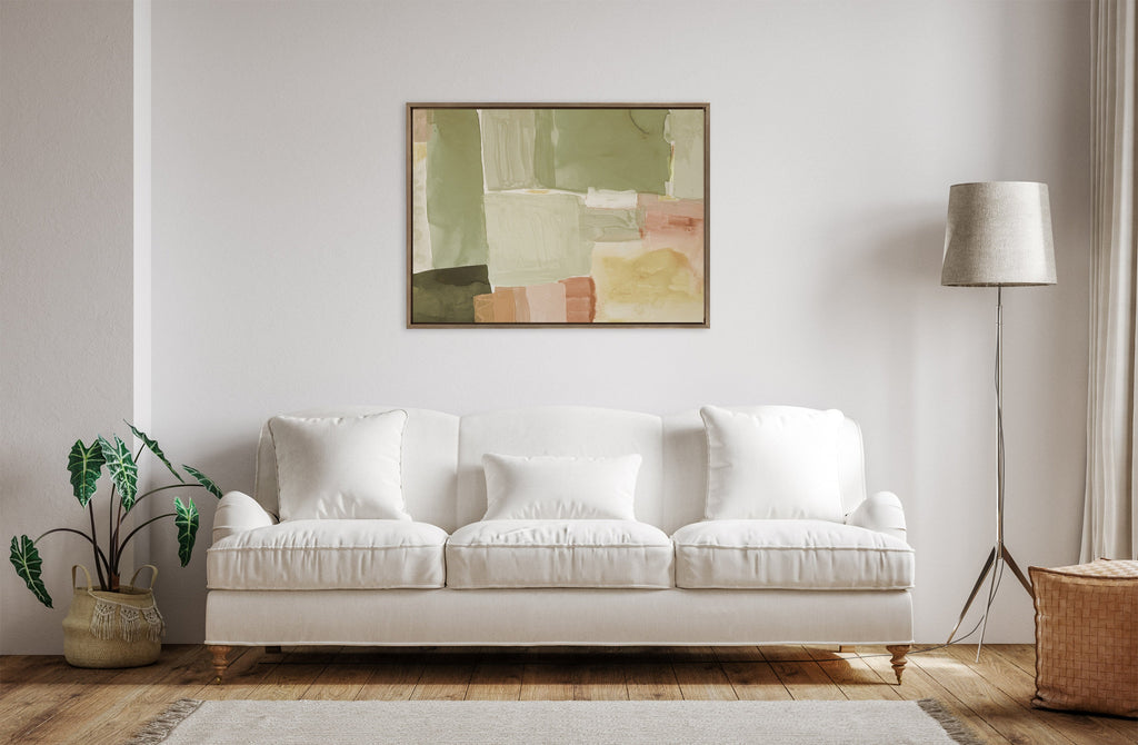 Sylvie United Colors III Framed Canvas by Amy Lighthall