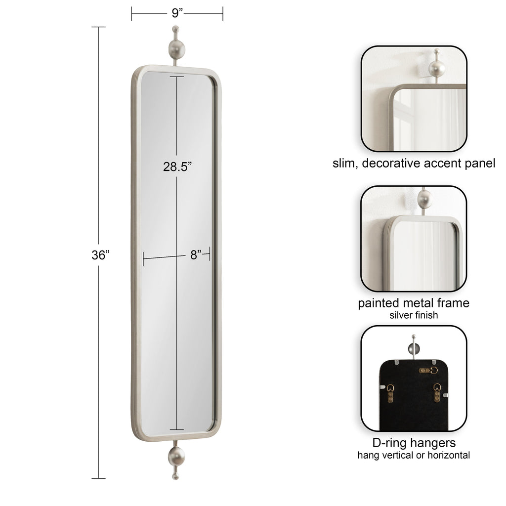 Kasota Metal Framed Mirror