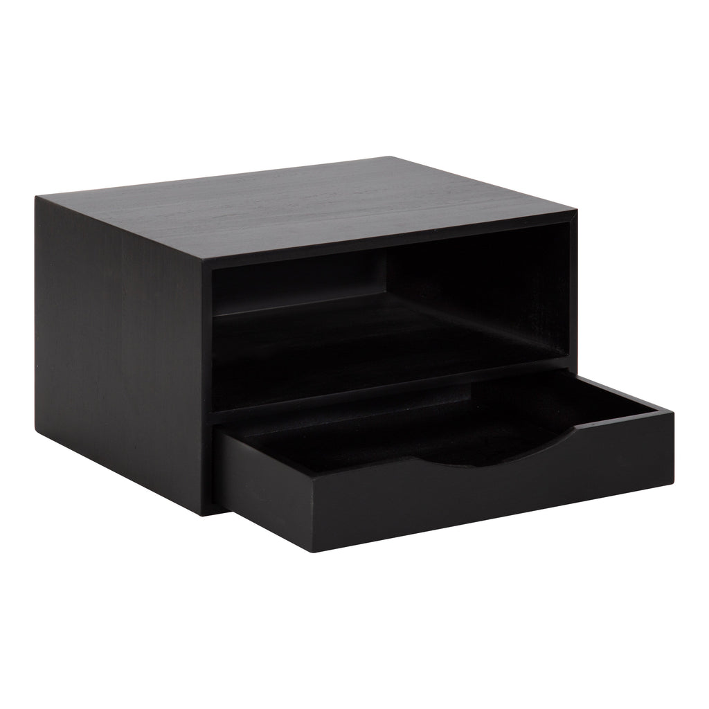 Hutton Floating Wall Shelf with Drawer