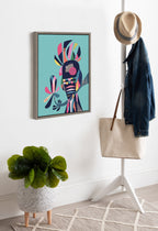 Sylvie Cockatoo Framed Canvas by Rachel Lee of My Dream Wall