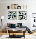 Sylvie Gilded Watercolor Framed Canvas by Amy Lighthall