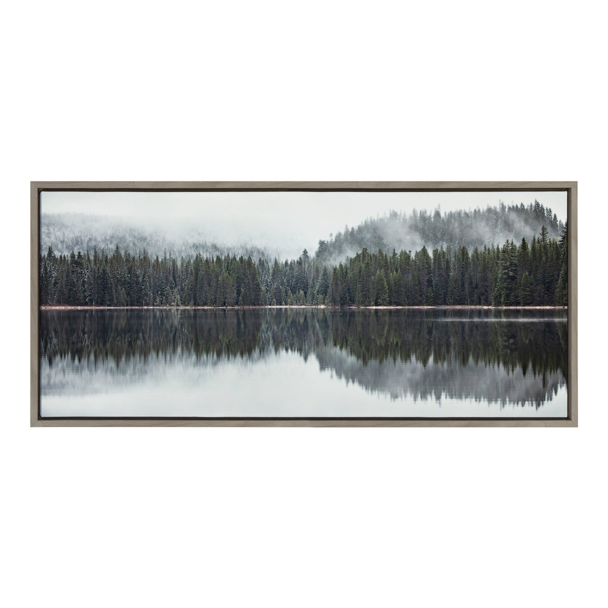 Sylvie Still Reflection Framed Canvas by Emiko and Mark Franzen of F2Images