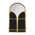 Amoli Tri-Fold Arch Metal Mirror