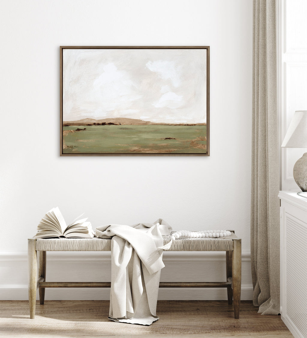 Sylvie Rest No 2 Framed Canvas by Mackenzie Nelson