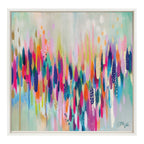 Sylvie Brushstroke 154 Framed Canvas by Jessi Raulet of Ettavee