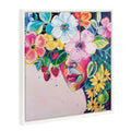 Sylvie Beaded She Was Thoughtful and Kind Framed Canvas by Rachel Christopoulos