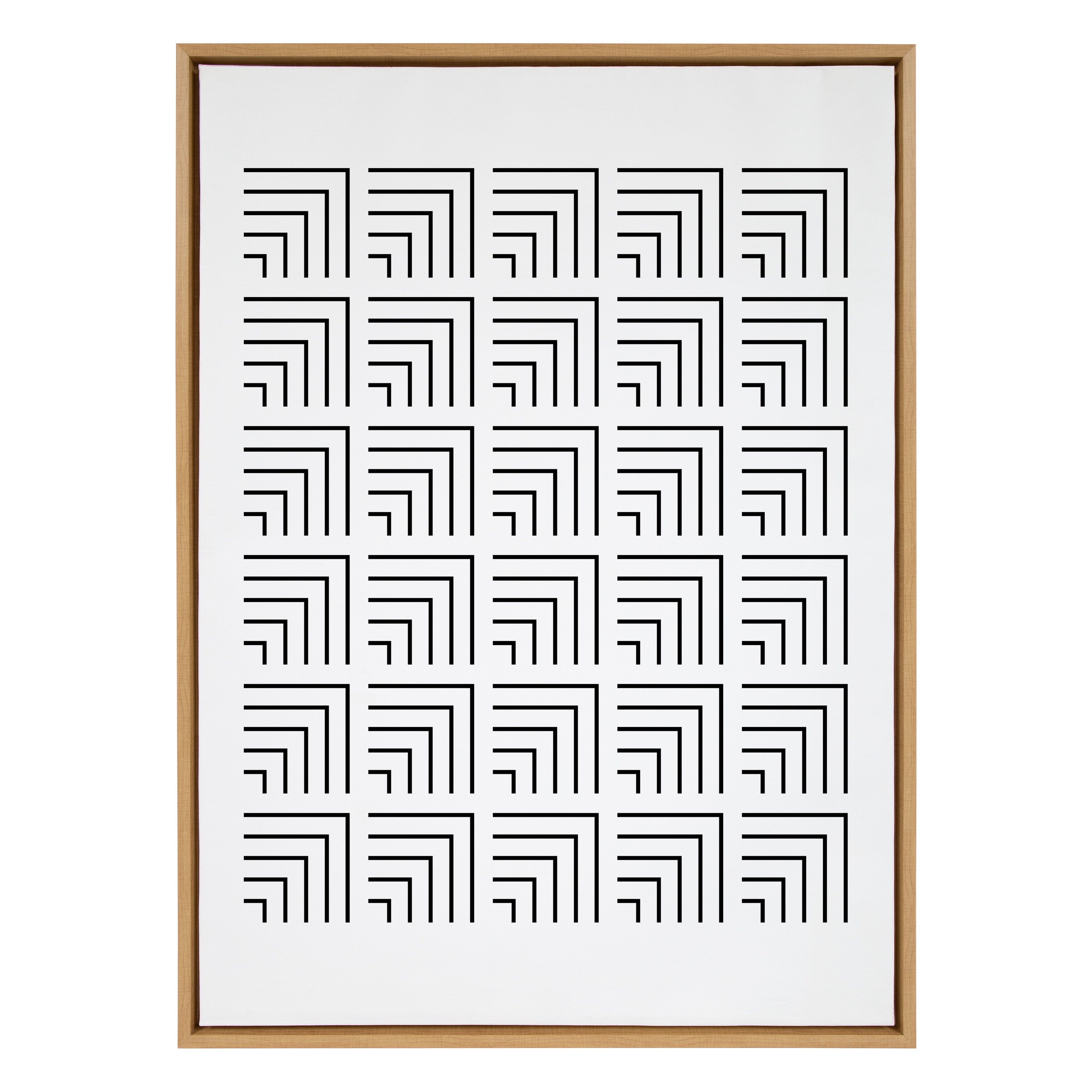 Sylvie Corners Framed Canvas by Apricot and Birch