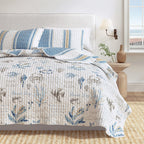 Stripe & Ocean Story Coastal Quilt Set - New Castle Collection