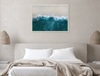 Sylvie Waves Crashing on the Beach Framed Canvas by The Creative Bunch Studio