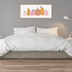 Sylvie Crafted Pumpkins Framed Canvas by Duchess Plum