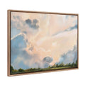 Sylvie Beaded Clouds Framed Canvas by Mary Sparrow