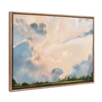 Sylvie Beaded Clouds Framed Canvas by Mary Sparrow