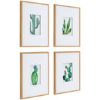 Liev Succulent Framed Print Art Set by Maja Mitrovic