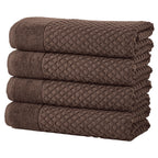Cotton Diamond Waffle Weave Bath Towel Set - Grayson Collection