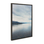 Sylvie Lake Tahoe Reflections Framed Canvas by Laura Evans