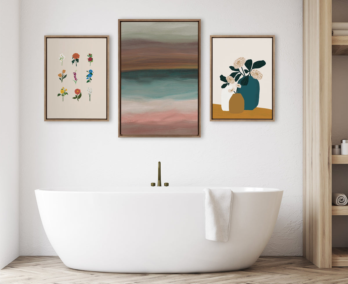 Sylvie Peace Framed Canvas by Oris Eddu