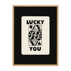 Sylvie Lucky You Framed Canvas by Honey Island Studio