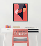 Sylvie We Can Framed Canvas By Dominique Vari